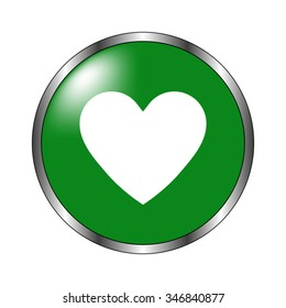 Heart - paper vector icon