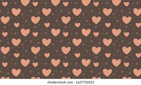 Heart  patter wallpaper. Heart symbol vector.