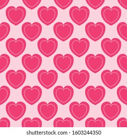 Heart Pattern Abstract Background. Vector