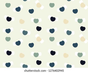 Heart pattern background