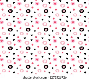 Heart pattern background