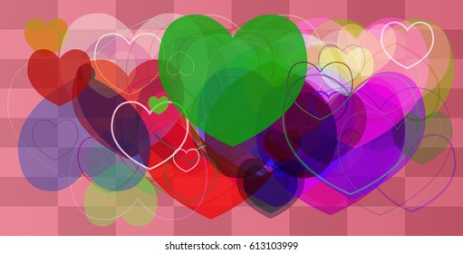 heart pattern background