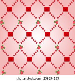 Heart pattern, background with hearts