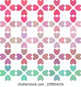 Heart pattern, background with hearts