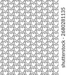 Heart Pattern Background: Repetitive Love Symbol Design