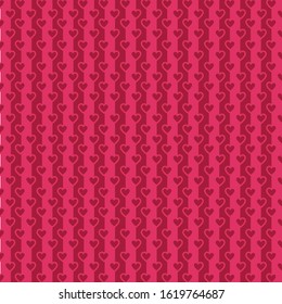 Heart pattern, background for Valentine's Day greeting card, wrapping paper, invitation, love concept