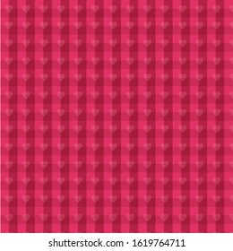 Heart pattern, background for Valentine's Day greeting card, wrapping paper, invitation, love concept