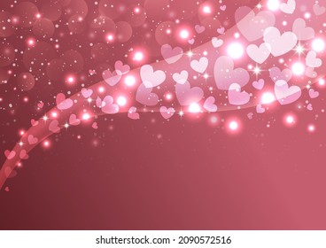Heart pattern background for Valentine's Day