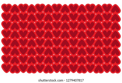 Heart pattern background. Valentines background. Love concept. Vector Illustration EPS 10