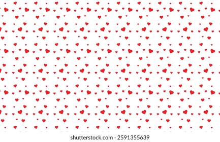 Heart pattern background, Heart wallpaper design. Vector illustration