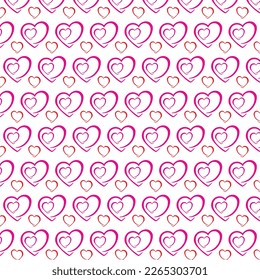 Heart pattern design for all print ready
