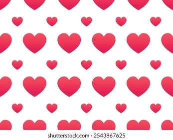 Patrón de corazón en Vector de estilo de color degradado