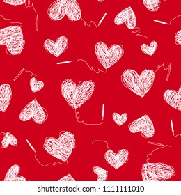 Heart pattern illustration.
I made a heart type a pattern.
