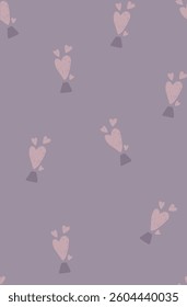 heart pattern illustration for print