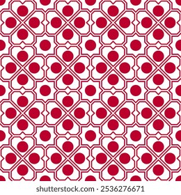 heart pattern of japan flag. vector illustration