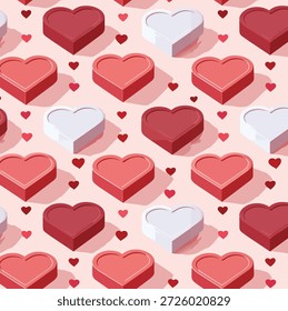 Patrón de corazón Amor Días de San Valentín