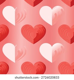 Patrón de corazón Amor Días de San Valentín