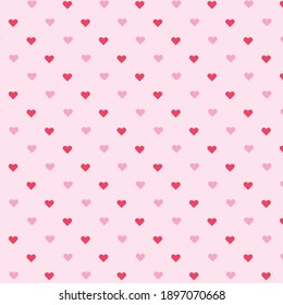heart pattern pink background illustration