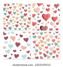 Heart pattern for print or gift