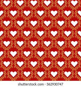 heart pattern seamless background