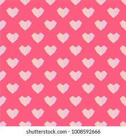 Heart pattern , seamless background can use for design , vector.
