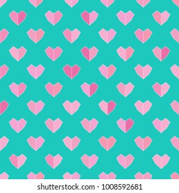 Heart pattern , seamless background can use for design , vector.

