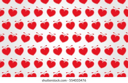 Heart pattern. Seamless background. Fashion and beauty. Valentines concept.