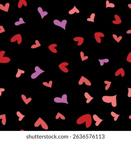 Heart pattern seamless. Design for fabric, wallpaper, wrapping, background.