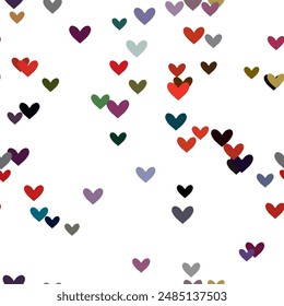Heart pattern, seamless heart pattern, vector art, vector shapes, heart background pattern, vector abstract, love heart vector, seamless wallpaper, Valentine's day pattern, abstract background