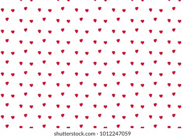 Heart pattern. Seamless vector background