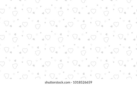 Heart pattern. Seamless vector background