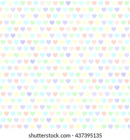 Heart pattern. Seamless vector background