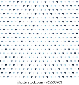 Heart pattern. Seamless vector background