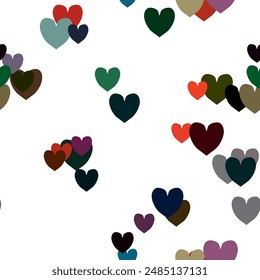 Heart pattern, seamless pattern vector, vector illustration, seamless wallpaper, simple heart pattern, cute heart pattern, background texture, vector backgrounds, vector design