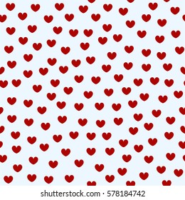Heart pattern. Seamless vector valentine love background