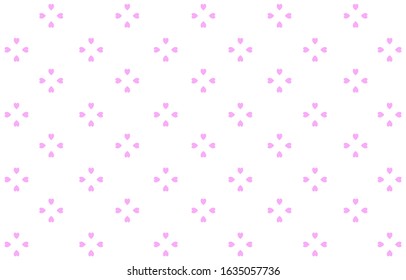 Heart pattern used for background, valentine, vector