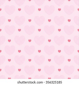 Heart pattern. Valentine pattern.