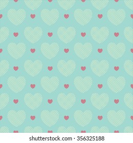 Heart pattern. Valentine pattern.