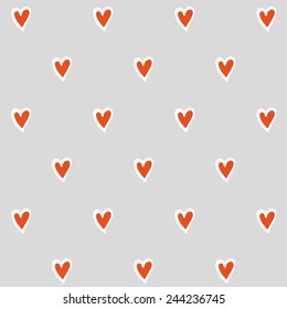 Heart pattern - valentine wrapping design.