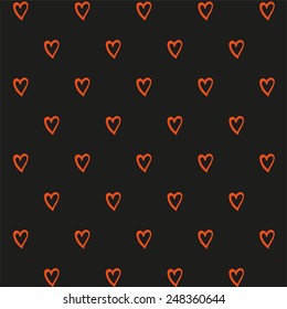 Heart pattern - valentine wrapping design.