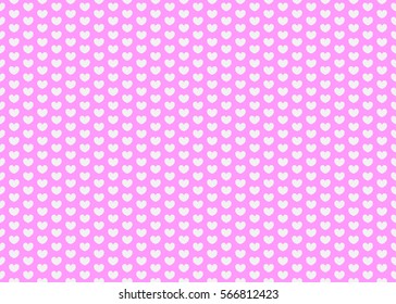 Heart pattern. Valentines day background. Eps10.