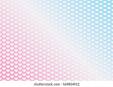 Heart pattern. Valentines day background. Eps10.