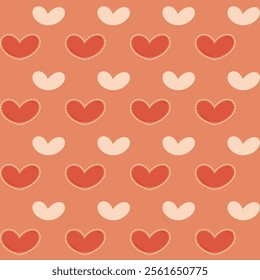 Heart pattern. Valentine's Day. Love. 