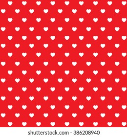 Heart pattern Valentine's Day Love vector