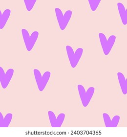 Heart pattern. Valentines day vector illustration 