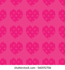 Heart pattern, valentines. Seamless. Colorful elements for cards, packaging, paper, typography, business cards, tissues. Vector illustration