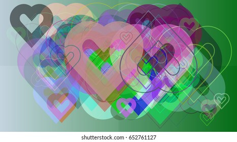heart pattern vector