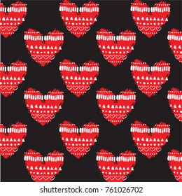 heart pattern in vector