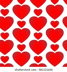 Heart pattern vector design