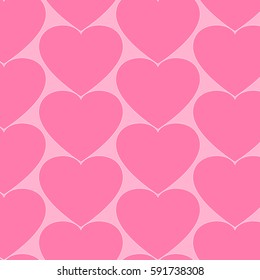 Heart pattern vector design 